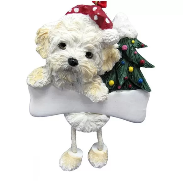 New E & S Imports Personalized Shihpoo Dog Ornament