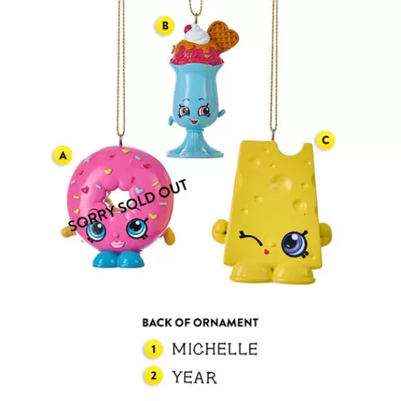 Best Sale Personalized Shopkins Christmas Ornaments Kids