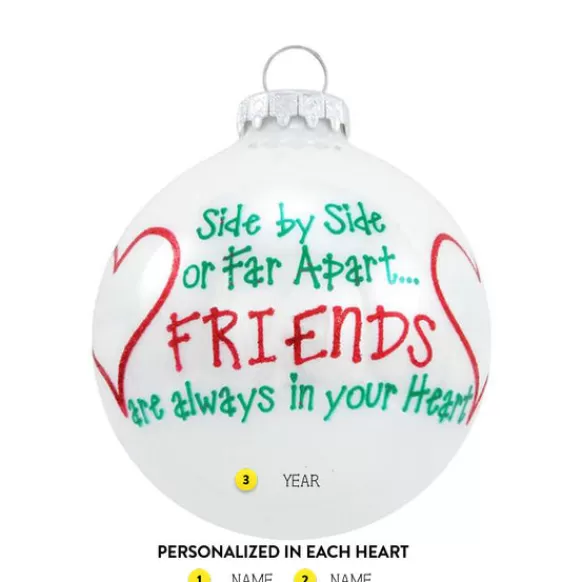 Outlet Personalized Side-By-Side Friends Ornament Friends