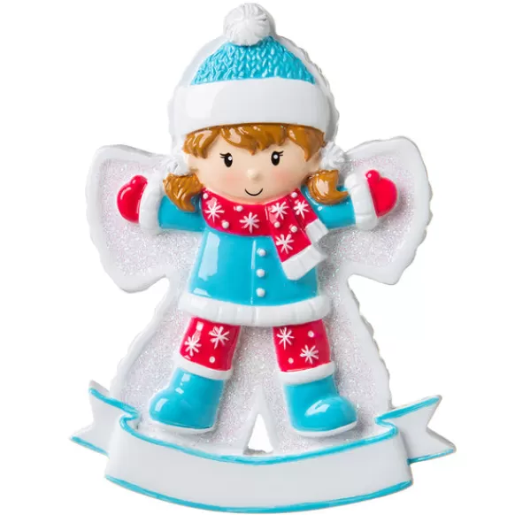 Fashion PolarX Personalized Snow Angel Girl Ornament