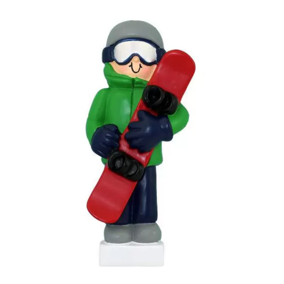 Best Ornament Central Personalized Snowboarder Ornament