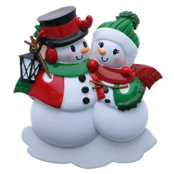 Shop Personalized Snowman Couple Ornament Couples