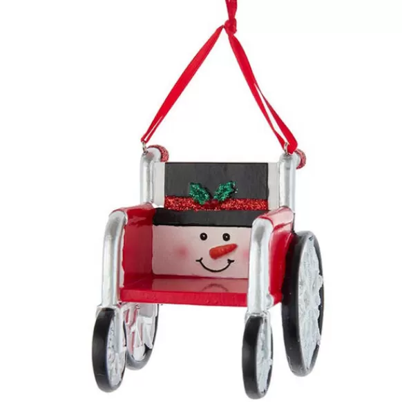 Shop Personalized Snowman Style Wheelchair Ornament Growing Up