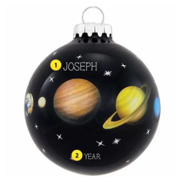 Clearance Personalized Solar System Ornament School Days