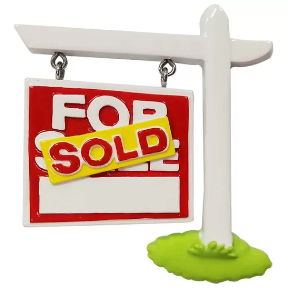 Discount Personalized Sold Realtor Sign Ornament Home & Housewarming