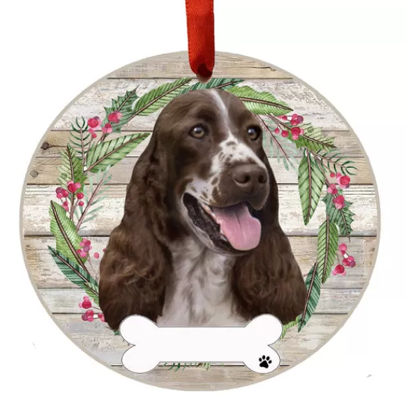 Best Sale E & S Imports Personalized Springer Spaniel Ornament