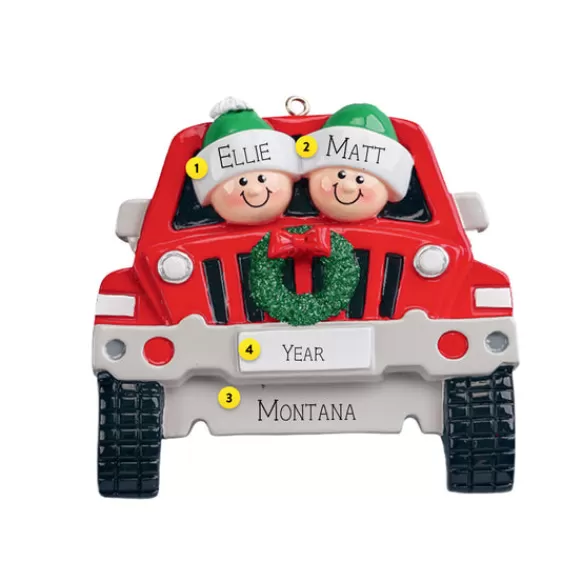 Best Personalized Suv Couple Ornament Couples