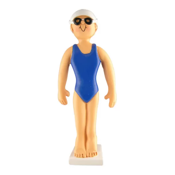 Best Sale Ornament Central Personalized Swimmer Ornament - Female