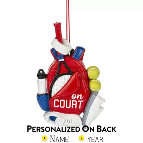 Flash Sale Ganz Personalized Tennis Bag "On Court" Ornament