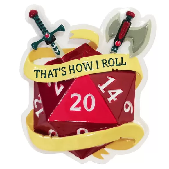 Flash Sale Personalized "That's How I Roll" Rpg Dice Ornament Fun & Games