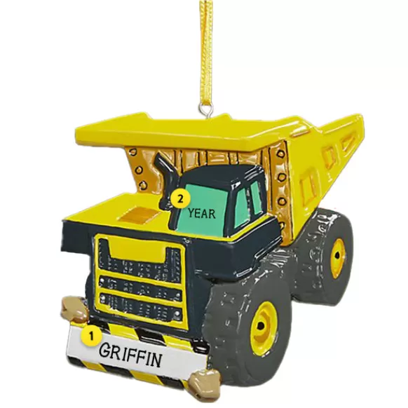 Cheap Personalized Toy Dump Truck Ornament Kids