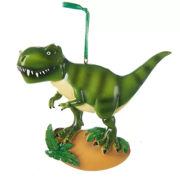 Online Personalized T-Rex Dinosaur Ornament Kids