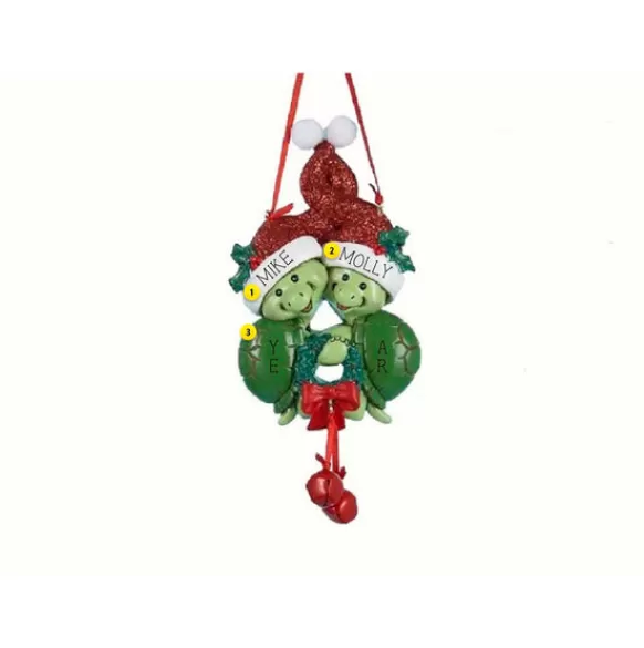 Store Personalized Turtle Couple Ornament Couples