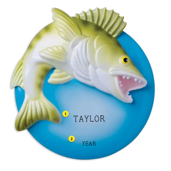 Shop Personalized Walleye Ornament Fish & Reptile