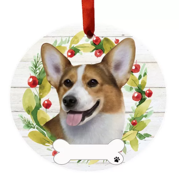 Cheap E & S Imports Personalized Welsh Corgi Ornament