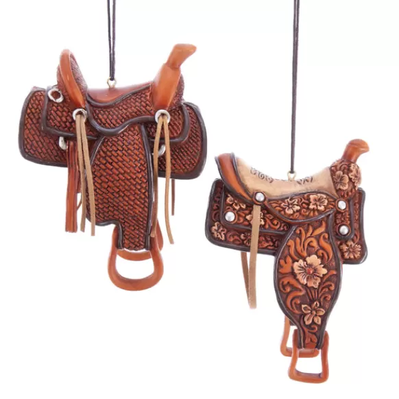 New Personalized Western Saddle Ornament Horse & Farm