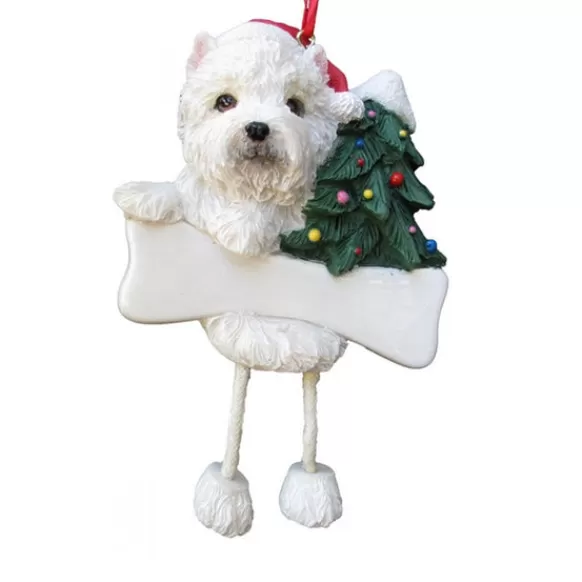 Discount E & S Imports Personalized Westie Dog Ornament