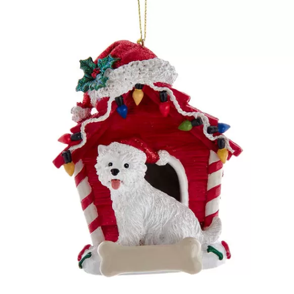 Fashion Kurt Adler Personalized Westie In Dog House Ornament