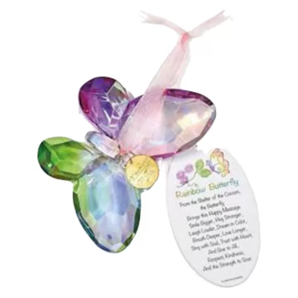 Clearance Rainbow Butterfly Ornament Inspirational