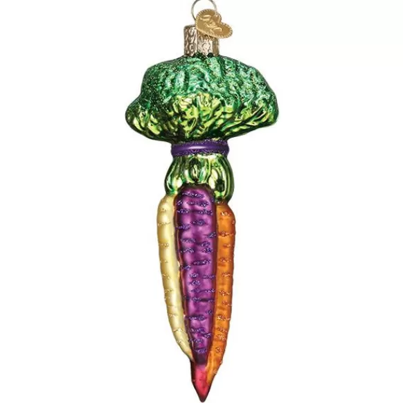 Store Old World Christmas Rainbow Carrots Ornament -