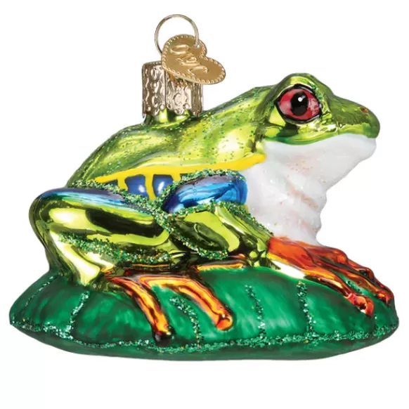 Outlet Red-Eyed Tree Frog Ornament - Fish & Reptile