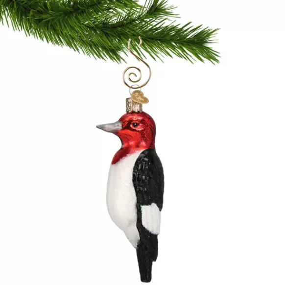 Sale Red-Headed Woodpecker Ornament - Garden, Birds & Insects