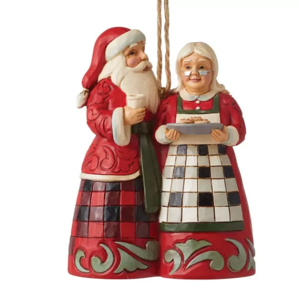 Store Santa & Mrs. Claus Ornament - Jim Shore