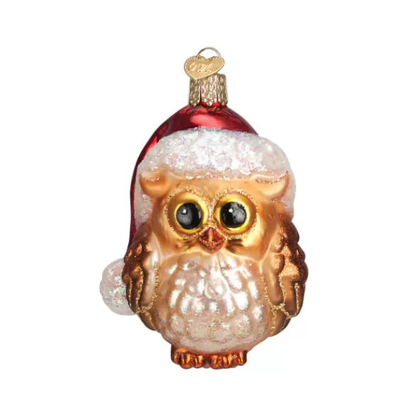 Best Santa Owl Ornament - Garden, Birds & Insects