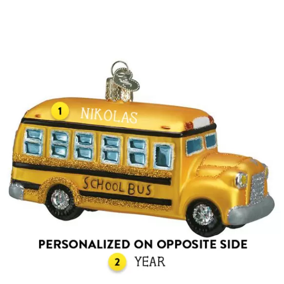 Best Sale School Bus Ornament - School Days