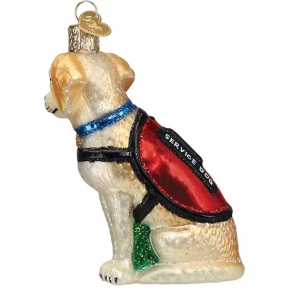 Cheap Old World Christmas Service Dog Ornament -