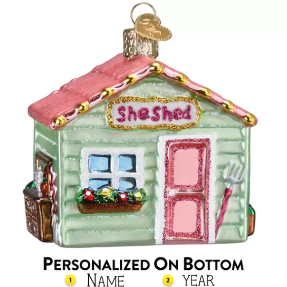 Clearance She Shed Ornament - For Her