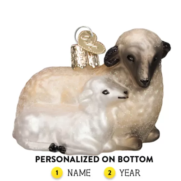 Clearance Sheep With Lamb Ornament - Angels & Religious