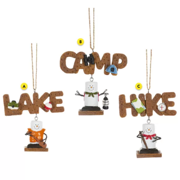 Cheap S'Mores Camping Ornaments S'Mores