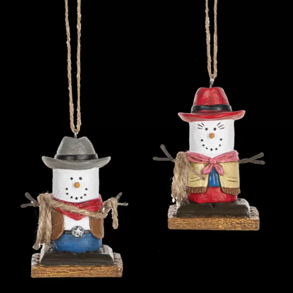 Fashion S'Mores Cowboy & Cowgirl Ornaments S'Mores