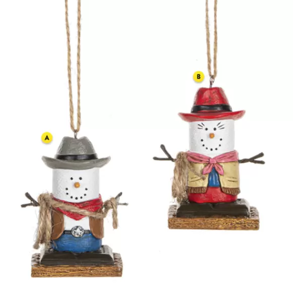 Fashion S'Mores Cowboy & Cowgirl Ornaments S'Mores