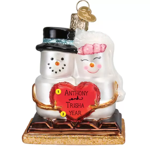 Online S'Mores In-Love Ornament - Couples