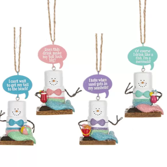 Store S'Mores Mermaid Ornaments S'Mores