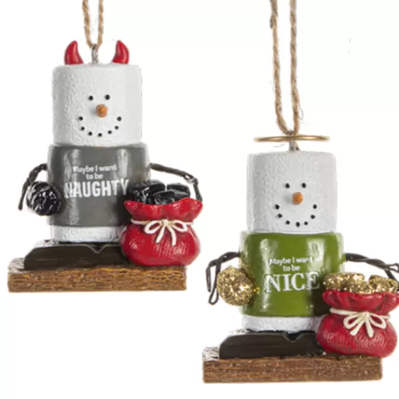 Best S'Mores Naughty & Nice Ornaments S'Mores