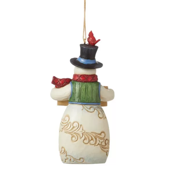 Best Snowman Merry Christmas Ornament - Jim Shore