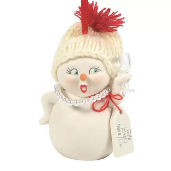 Best Snowpinion: Girls Just Want To Have Wine Ornament Snowpinions