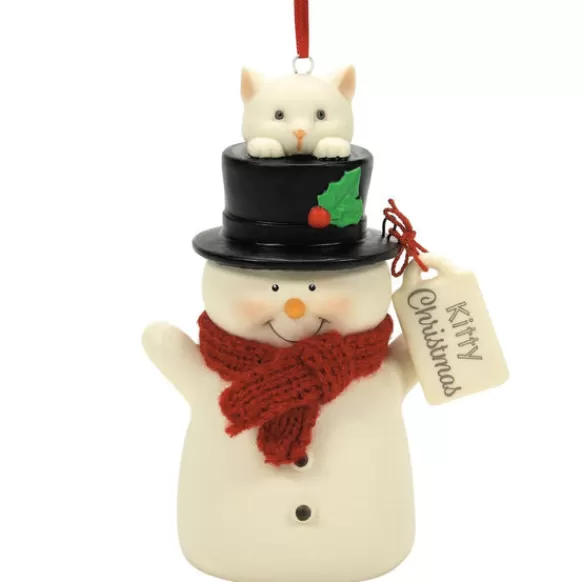 Clearance Snowpinion: Kitty Christmas Ornament Snowpinions