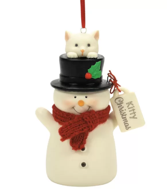 Clearance Snowpinion: Kitty Christmas Ornament Snowpinions