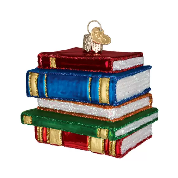 Best Stack Of Books Ornament - School Days