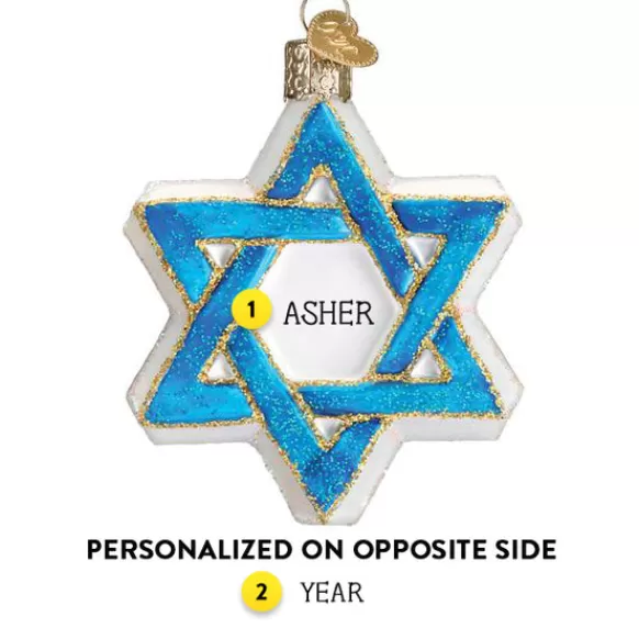 Discount Star Of David Ornament - Angels & Religious