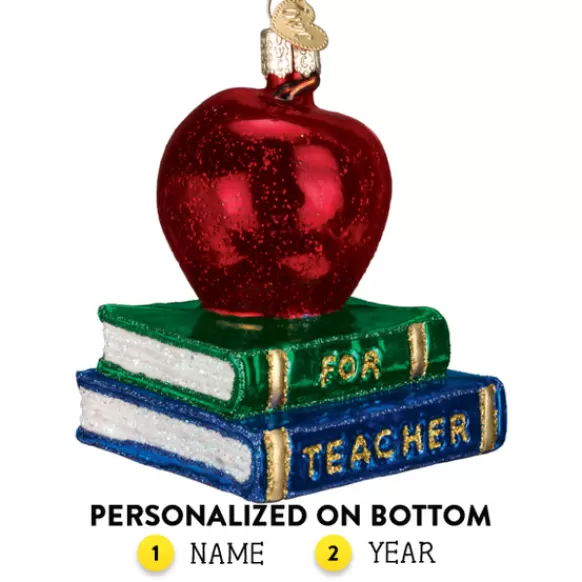 Cheap Teacher's Apple Ornament - School Days