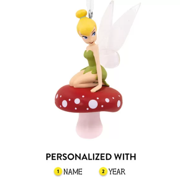 Best Tinkerbell™ On Mushroom Ornament Kids