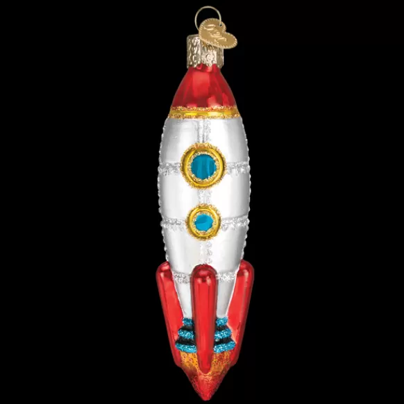 Outlet Toy Rocket Ship Ornament - Transportation