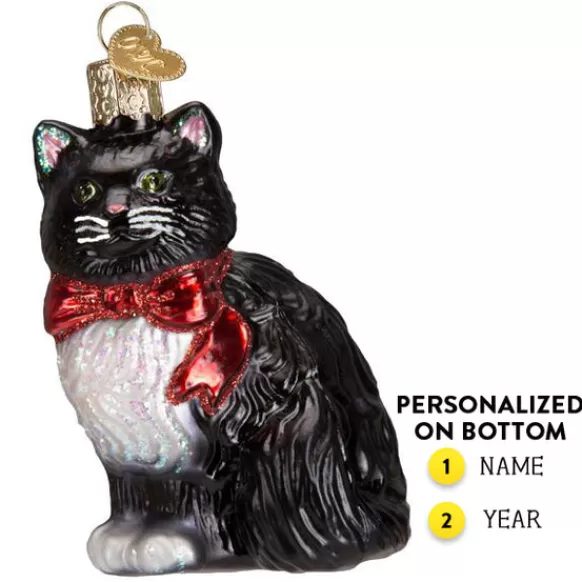 Flash Sale Old World Christmas Tuxedo Kitty Ornament -