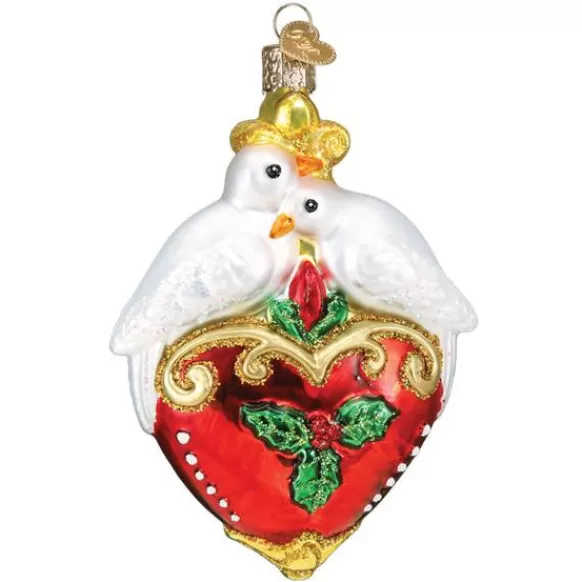 Cheap Two Turtle Doves Ornament - Angels & Religious