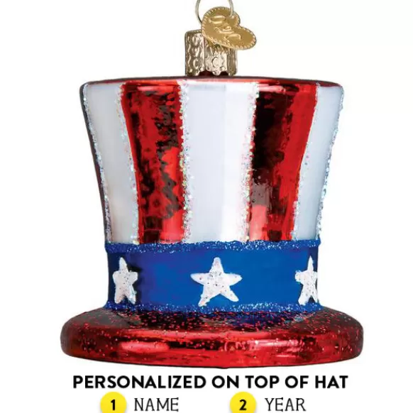 Shop Uncle Sam's Hat Ornament - Military & Patriotic